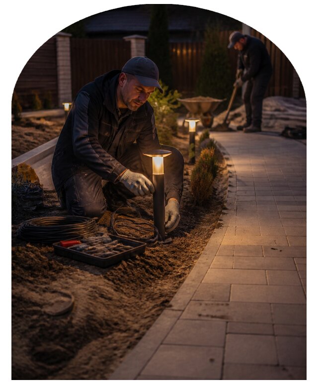 Проектирование уличного освещения участка в Соликамске